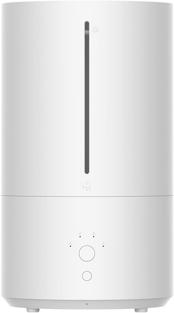 Xiaomi Smart Humidifier 2, Releases up to 350 mL of mist per hour, 4.5L tank capacity, Automatic mode to prevent excessive humidity, One touch humidity control, White