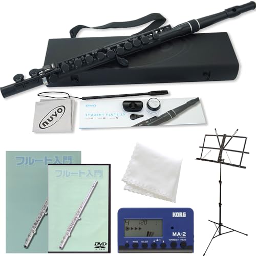 Amazon | Nuvo ヌーボ Student Flute 2.0 BK/BK ブラック/ブラック