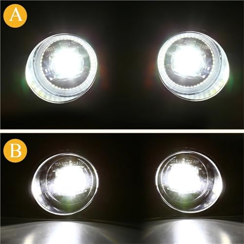 Feu antibrouillard LED puissant et phares yeux d'ange pour A4 B6 12V - 2