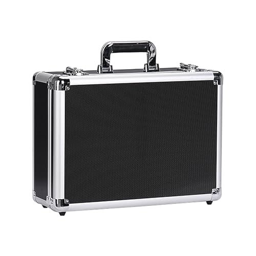 Maletín De Aluminio Pequeño, Maletín De Aluminio Con Espuma, Caja Herramientas Caja Pequeña, 10x6.5x3.8 Pulgadas, Para Hogar Y Trabajo