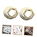 OHPHCALL DIY Clock Parts Kit Complete Set Metal Nuts Washers Assembly Tools for Wall Table Clocks