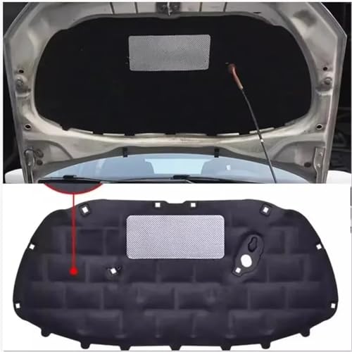Cache-moteur pour Polo 2011-2023 : panneau isolant de capot avant en coton