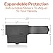 Trobo Sun Visor Extender, See-Through Adjustable Car Visor Extension Sun Shade Blocker for Windshield and Front Side Window, Protection from Sun Glare, UV Rays and Snow Blindness, Universal Fit