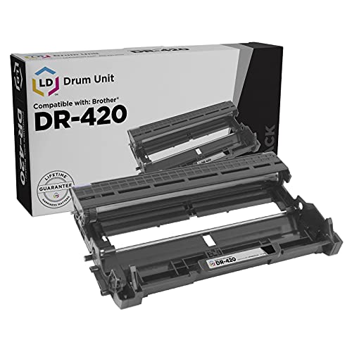 LD Products Compatible Drum Unit Replacement for Brother DR420 Compatible w DCP-7060D, DCP-7065DN, HL-2130, HL-2132, HL-2220, HL-2230, HL-2240 2840, 2940, MFC-7240, MFC-7360N, MFC-7365DN, MFC-7460DN