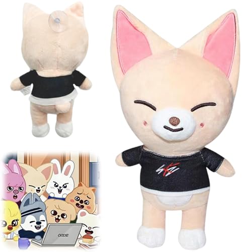 Juguete de Peluche Stray Kids, Skzoo Plush Doll, Tray Kids Muñeco de Peluche, decuado para fanáticos de SK, Amigos (E) Juguete de Peluche Stray Kids, Skzoo Plush Doll, Tray Kids Muñeco de Peluche, decuado para fanáticos de SK, Amigos (E)