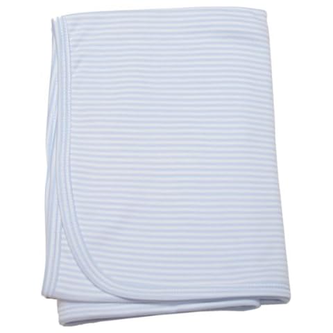 Kissy Kissy - Simple Stripes Blanket - Blue-One Size Cover
