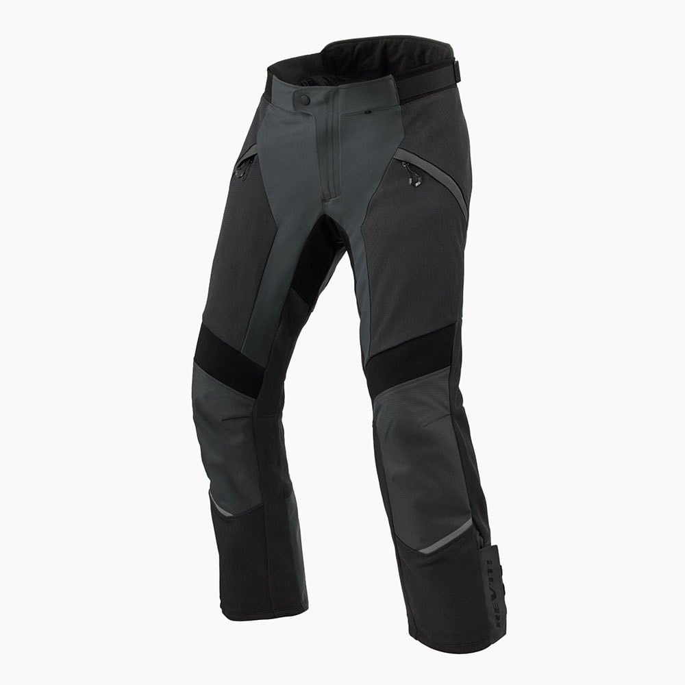 REV'IT! Revit Airwave 4 Pantaloni tessili da moto, antracite, Short XL