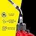 Mission Automotive Hose Bender 4-Pack - Black Plastic - Bends Fuel Hose for Fast, Spill-Free Refilling Gas Cans & Jugs - Compatible with VP, Sportsman & Rural King Containers