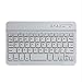 Produktbild PMWLKJ Ultra Slim Multimedia Aluminium Wireless Bluetooth Tastatur Für Ios Android Windows Pc Tablet Für weiß