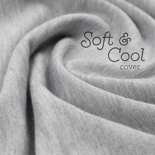Milliard Full Body Pillow - Shredded Memory Foam With Washable Cover - Long, Hypoallergenic, Firm Hug Pillows For Side And Back Sleepers (54In, Cool Grey) #TOP5