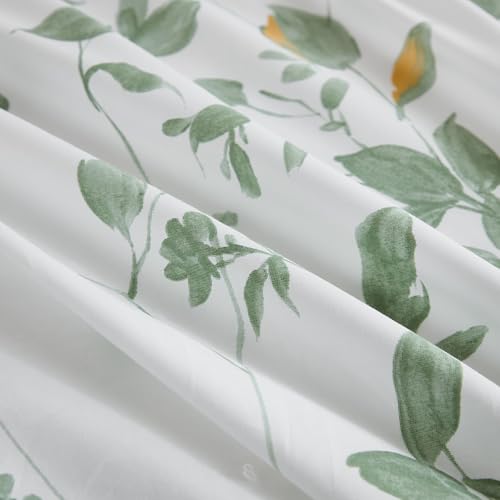 Edredón floral de algodón 100% Queen para una cama de lujo reversible 7