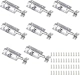 【Breite Anwendungen】Unser Türbänder kann die Tür oder das Fenster schließen, um zu verhindern, dass der Hund herausläuft, oder den Schrank schließen, um zu verhindern, dass Kinder Dinge mitnehmen. Die universellen Gleitbolzen bieten Ihnen einen sichereren Doppelschutz. Es kann in Wohnzimmer, Schlafzimmer, Bad, Balkon, Schrank, Tür und anderen Orten eingesetzt werden.