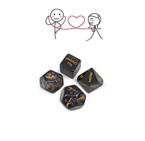 TM-mall Juguetes de Dados románticos para Juegos y Fiestasu0097Juguetes novedosos Que determinan tu Postura.