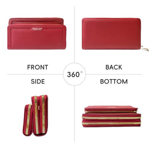 Crossbody Bags for Women, Cell Phone Crossbody Wallet with Card Slots,Trendy Shoulder Wallet with ID Case2