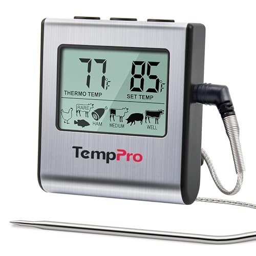 TempPro TP16 Large LCD Digital Cooking...