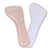 MILISTEN 1 par de Plantillas de Cuero de Tacón Alto Cojines de Tacón de Látex Almohadillas de Zapatos Antideslizantes Inserto de Zapatos para Mujeres de Uso Diario de Verano (Rosa)