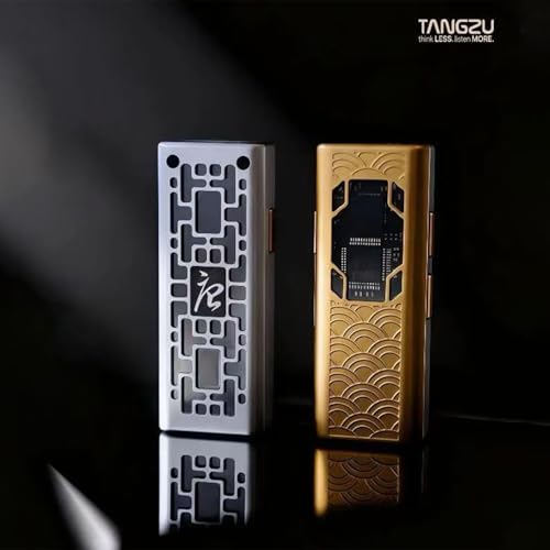 Image of TANGZU Yu Ling Long Portable USB DAC Headphone Amp with Dual AK4493SEQ DAC, 3.5 /4.4mm Output, High Resolution 32bit /768kHz DSD256 Decoder Headphone Amplifier for Smartphones /Laptop /PC /Music Players