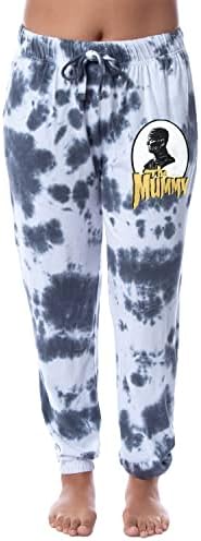 Universal Monsters Womens' The Mummy Halloween Character Sleep Jogger Pajama Pants image 4