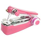 Handheld Sewing Machine - Manual Stitching Tool, Portable Mini Clothes Repair Units, Quick Fabric Fixed Stitcher Accessory, Cordless Travel Tailoring Small Gear - For Beginners Home Craft