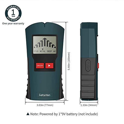 Stud Finder Stud Wall Sensor, 4 in 1 Electronic Sensor Wall Scanner Detector LCD Display, Center Stud Finder With Sound Warning Wood/Metal/Empty Hole/AC Wire Studs Detection