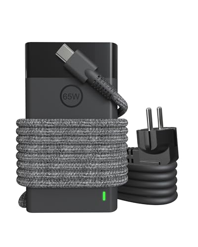 65W Chargeur Ordinateur USB C pour HP Envy/Spectre/Elitebook x360 Probook Elite x2 Split x2 Zbook Omnibook Chromebook Portable Type C 65 Watt Adaptateur Rapide...