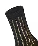 FALKE Kobiety Skarpety Eyelet W So bawełna jednokolorowe 1 Para, Czarny Black 3000, 39-42
