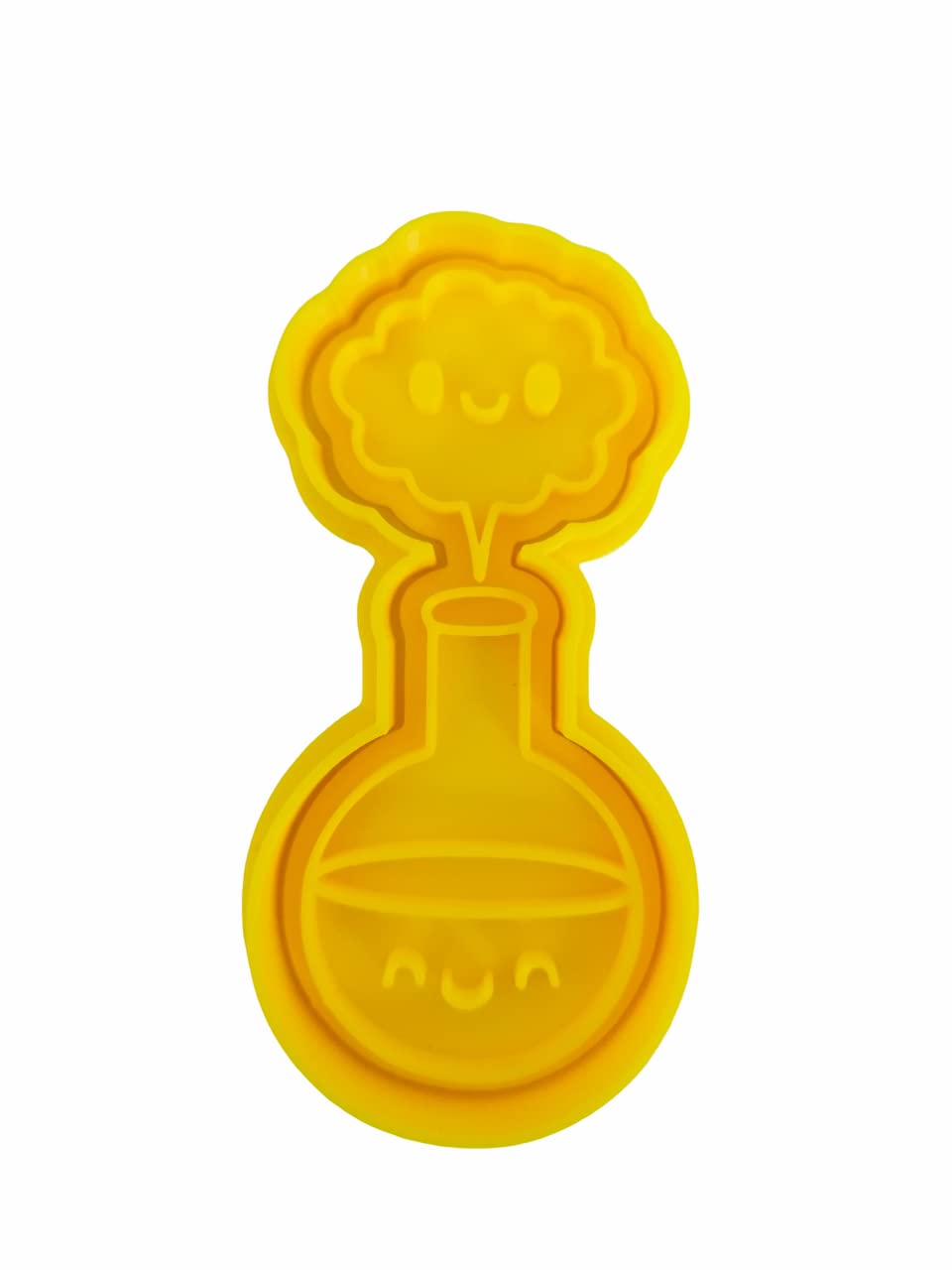 The Cookie Cutter Hub 10cm Science Experiment Cookie Cutter and Matching Embosser for Cookies Biscuits Clay Baking Decoration