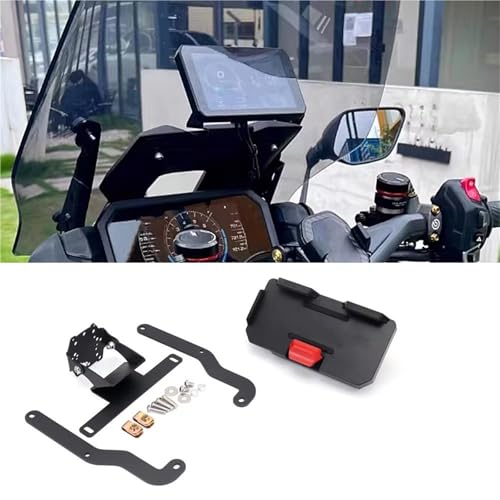 Support GPS TMAX 560 fixation rigide contre vibrations moto
