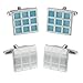 BodyJ4You 12 Pairs Cufflinks Two Tone Classy Stylish Men Colorful Cuff Links Elegant Set Gift Box