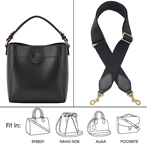 Image of Purse Strap Replacement Crossbody Wide Shoulder Strap Adjustable Canvas Straps Handbag Strap Replacement Belts