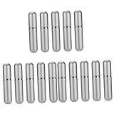 Healeved 15 Pçs Loção Pós-Barba Spray Masculino Porta-Garrafas Maquiagem Liga De Prata Coldre De Bolso Perfume Mini Frascos Estojo Cosméticos Viagem Para Vidro Colônia Bolsa