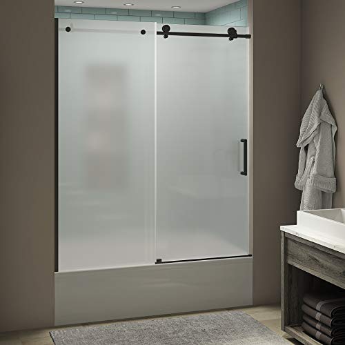 Aston Tdr984Fruw.uc-Orb-6070 Coraline Xl Tub Door, Oil Rubbed Bronze, Ultra-Bright Frosted #TOP26
