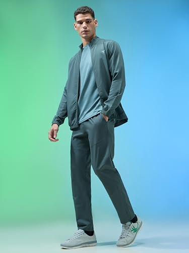 Image of TECHNOSPORT Men's Regular Fit Track Pant with SPF50+, Quick Dry Properties for Running, Gym, Sports and Regular Use