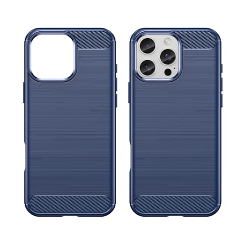 Coque iPhone 16 Pro Max antichoc absorption des chocs bleue