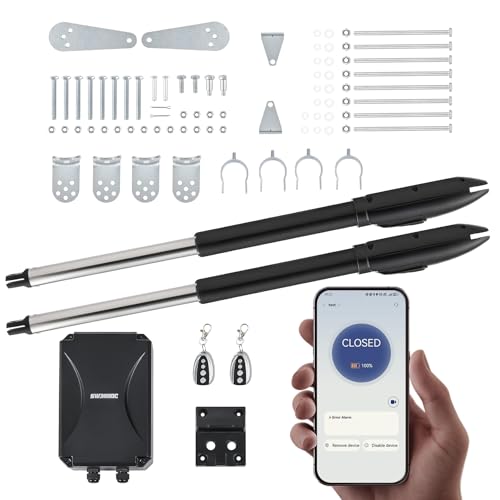 CO-Z Smart Dual Swing Gate Opener Kit