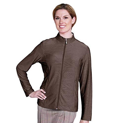 Monterey Club Women's Lightweight Wavy Emboss Texture Golf Jacket #2764