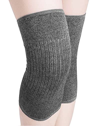 Cashmere Knee Warmer Stretchy Knit Arthritic Knee Sleeve Cosy Night Sleep Knee Wrap Pad Brace Support Band-Knee Pain Relief Warming Knee Braces-Best...