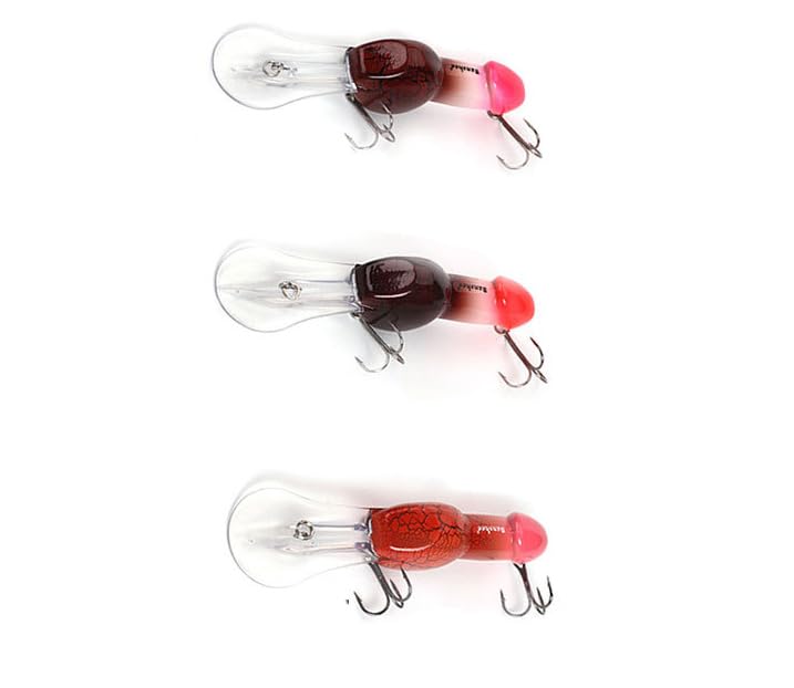 Amazon.com : KTGCOZS Pack of 3 Topwater Floating Personality Fishing Lure  3.3in/1oz Crankbait Dick Lure Tackle Bass Fishing Out of The Ordinary :  Sports & Outdoors