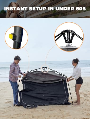 KingCamp Instant 2-Room Shower Tent