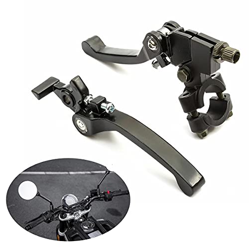 Heart Horse 7/8 pulgadas 22 mm Pit Dirt Bike Manillar plegable Freno Palanca de embrague Set para 90/110 / 125cc Pit Dirt Bike