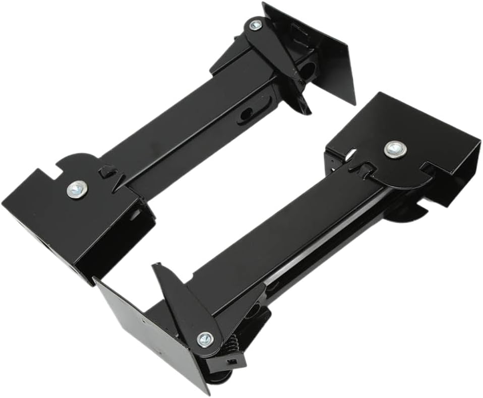 2PCS Stabilizer Jack Iron 650lb Support 1000lb Lifting Capacity Telescoping Adjustable Swing Down Outriggers