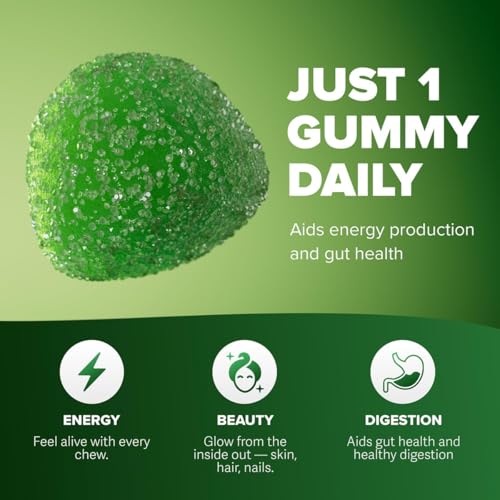 Image of Rosabella Moringa Gummies - Moringa Leaf Extract 1000mg Equivalent Per Serving - Natural Energy & Balance - Non-GMO, Gluten-Free Superfood Gummies for Women & Men - 60 Count (60 Count (Pack of 2))