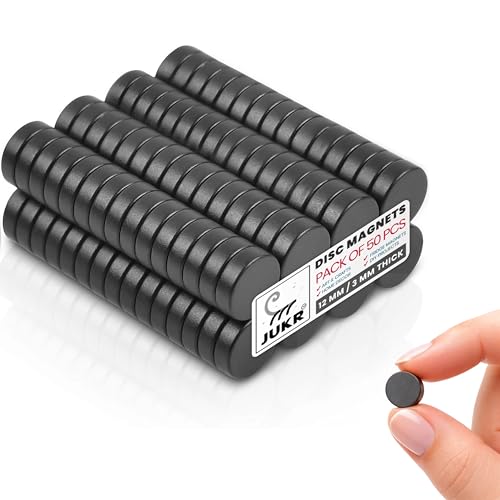JUKR Round Disc Magnets 12mm, 3mm, Pack of 50 - Image 2