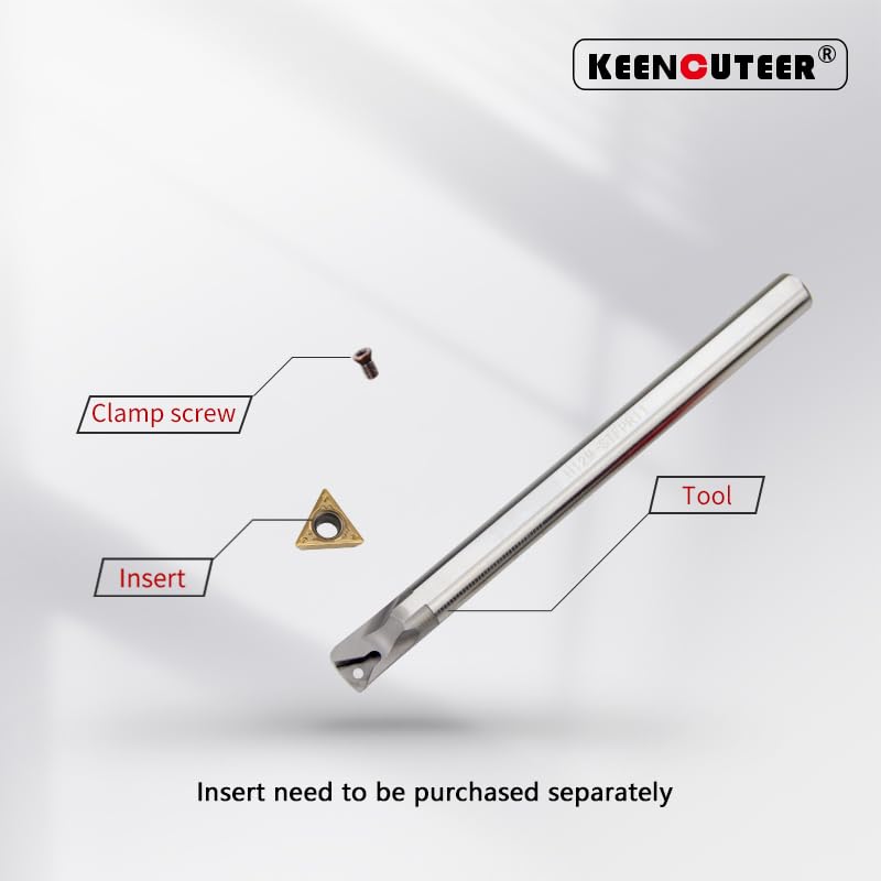 1pc HSS High Speed Steel Turning Tool -STFPR H10K-STFPR H12M-STFPR H14N-STFPR H16Q-STFPR Bar Turning Holder Cutter Bar CNC Lathe(H10K-STFPR11)