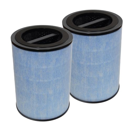 PUREBURG Replacecment Filter Compatible with Instant AP300 Air Purifier (Large room), 2-Pack H13 True HEPA Activated Carbon 2-in-1 For Air Clean Dust VOCs Odor 3-Stage Filtration