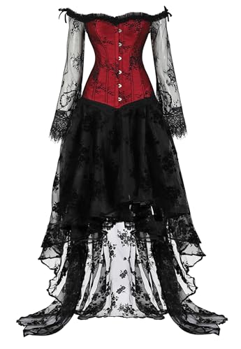 Zhitunemi Corset Tops For Women Renaissance: Plus Size Halloween Costumes