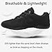 Imagen de Kvwqoty Zapatillas Cheerleading Cheer Shoes Zapatos de Porrista para Mujer Cheerleader Calzado de Animadora para Niña Bailar Gimnasia Flexibles Jazz Yoga Entrenamiento Negro 33