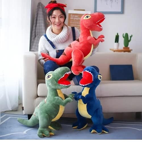 Image of AVS Dinosaur Soft Stuffed Animals Plush Toy for Kids Huggable Cute Soft Plush Toy for Best Birthday /Valentine's Gift for Girls /Boys Home Decorative Items (Green Size 40cm)