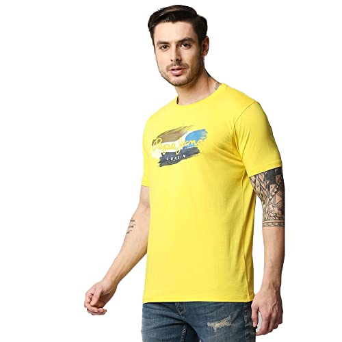 Image of Pepe Jeans Men's Crew Neck Graphic Print Slim Fit T-Shirt