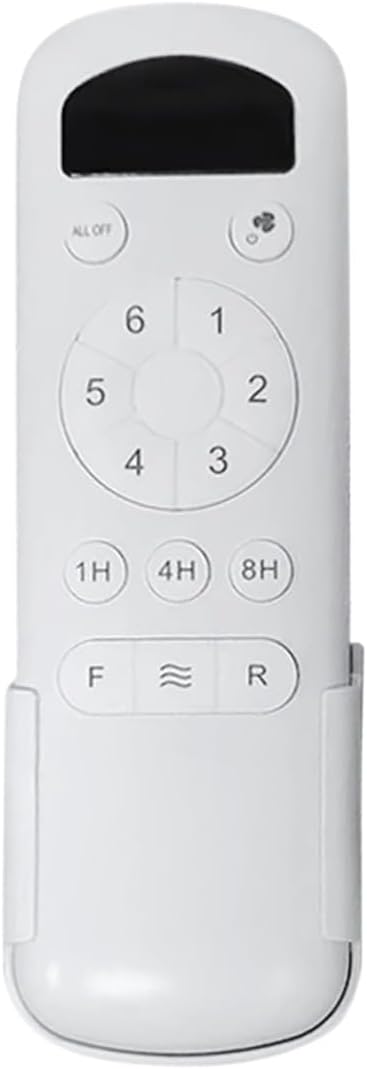 Sofucor Ceiling Fan Remote Control Replacement, 6 Speed Control, 1/4/8H Timer, Replacement for KBS-6004, KBS-6005, KBS-52143, Signal Receiver Included